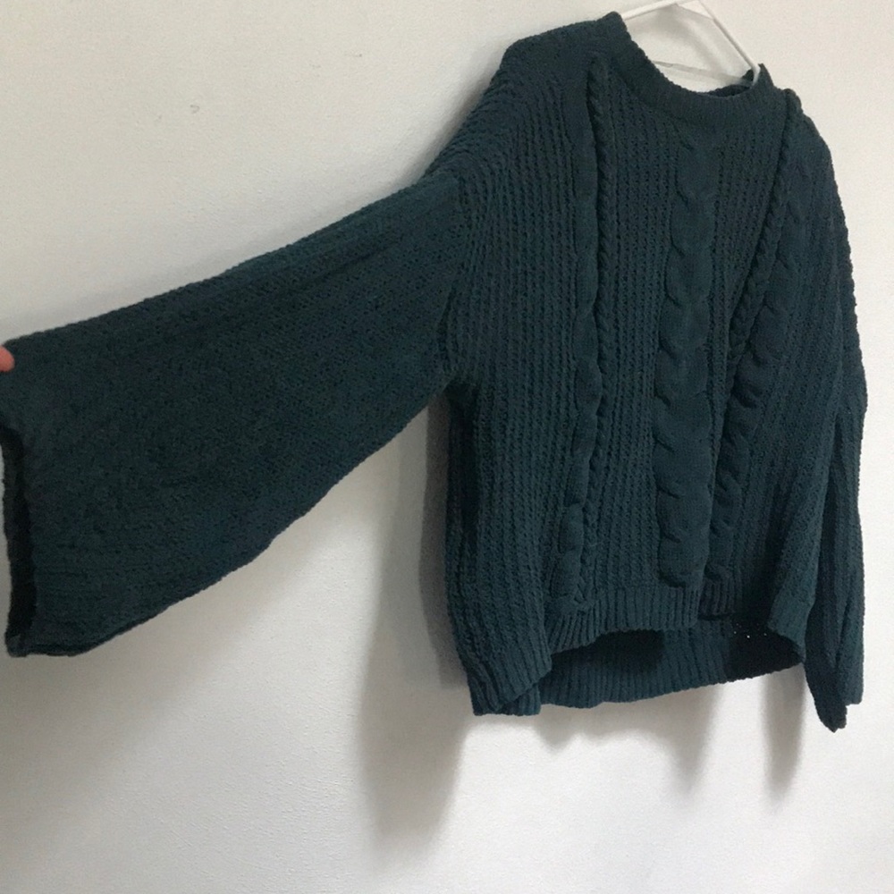 bell sleeve sweater
